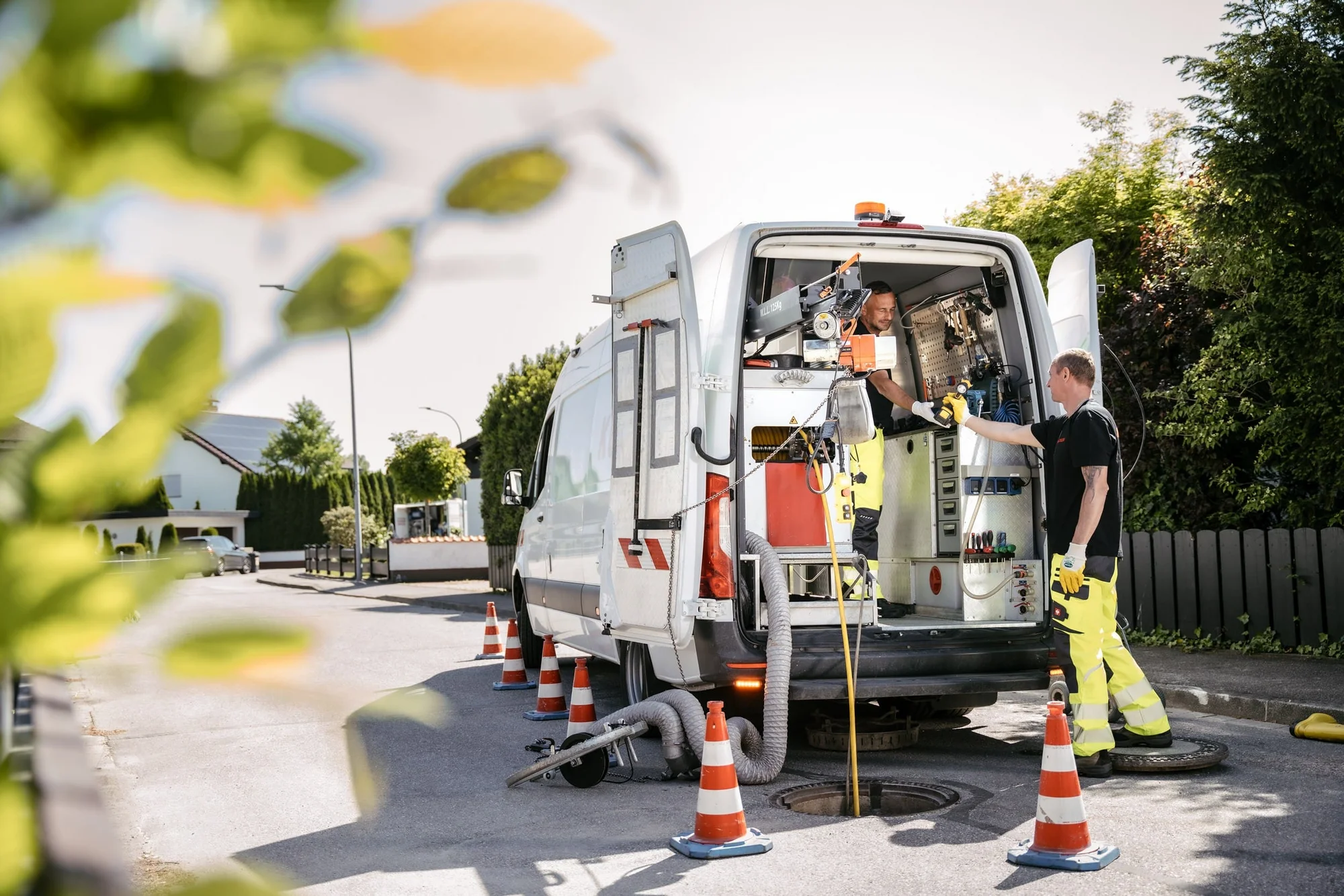 Ablauf bei Rohrreinigung und Kanalreinigung in Nittenau